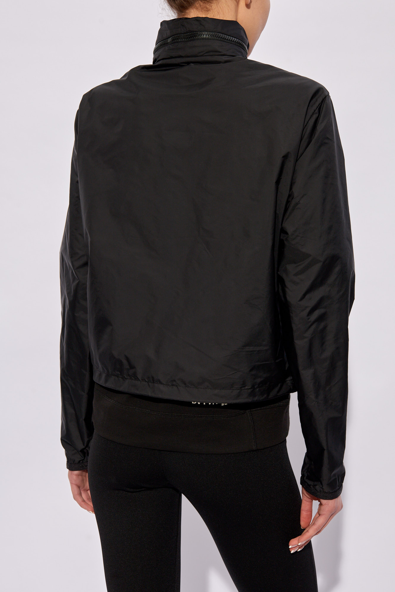 Black 'Lico' cropped jacket Moncler - SchaferandweinerShops